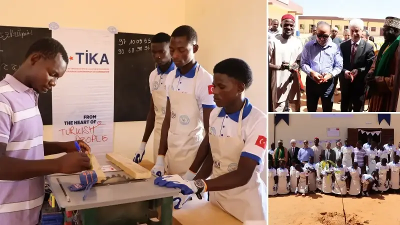 TİKA’dan Nijer’de yetim ve yoksul gençlere marangozluk eğitimi