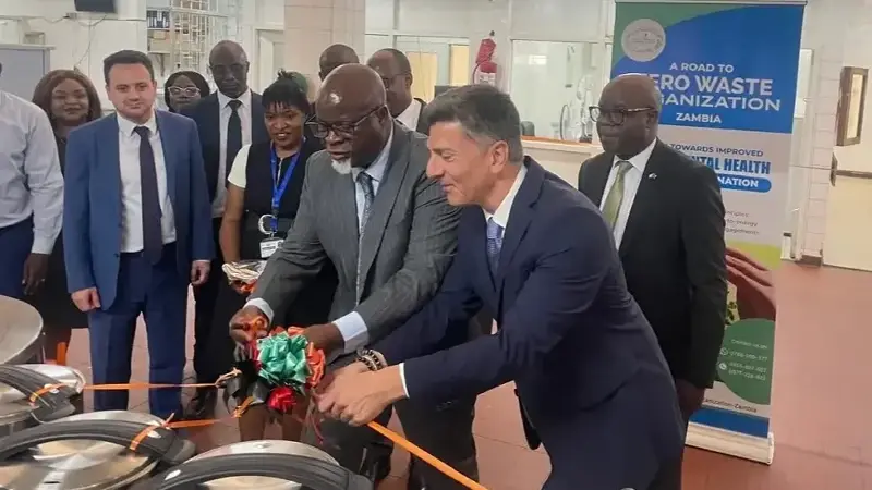 TİKA’dan Zambiya’nın en büyük hastanesinin yemekhanesine mutfak ekipmanı desteği