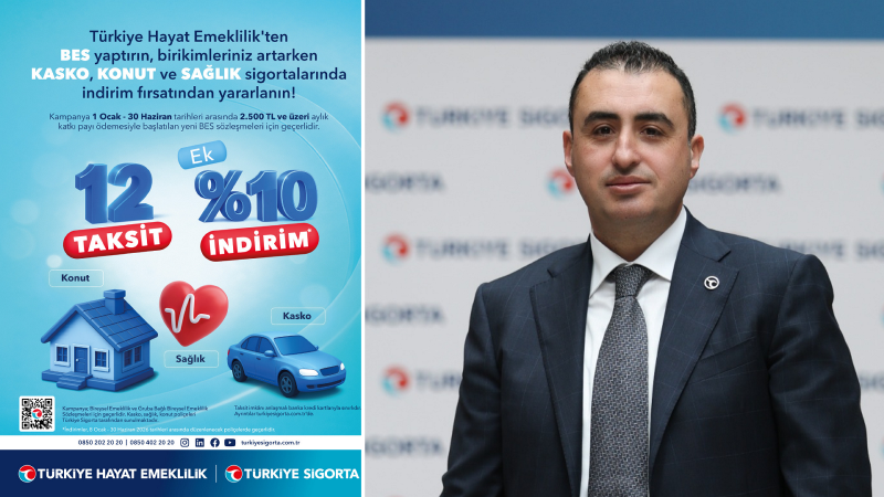Türkiye Hayat Emeklilik’ten BES Yaptıranlara özel kasko, konut ve sağlık sigortalarında avantajlı kampanya
