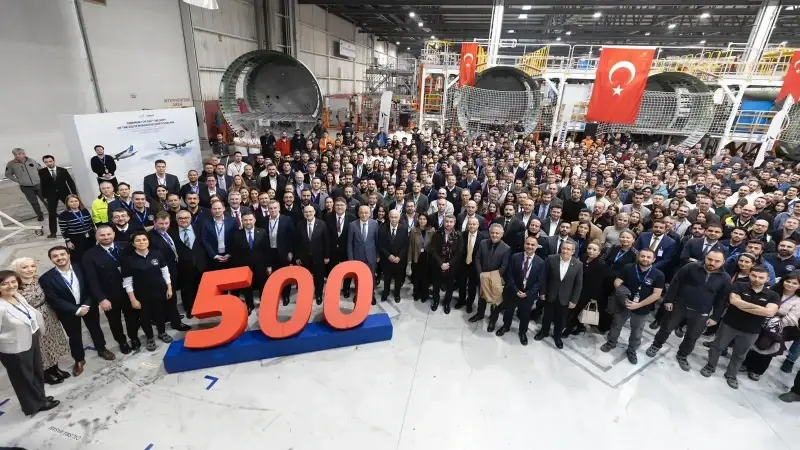 TUSAŞ üretim kapasitesini hızla arttırıyor: Airbus’a 500’üncü A320 sevkiyatı