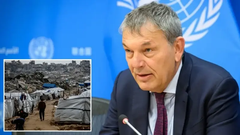 UNRWA Genel Komiseri: Gazze’de yağmur sefalet ve ölüm demek