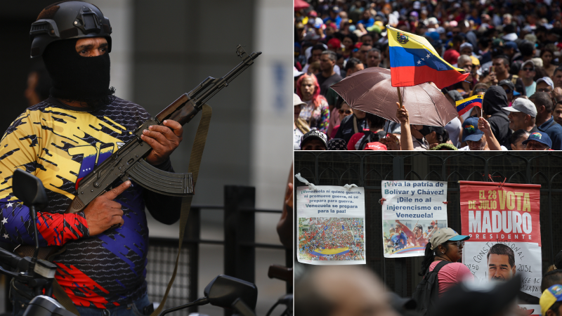 Venezuela Maduro için ayakta