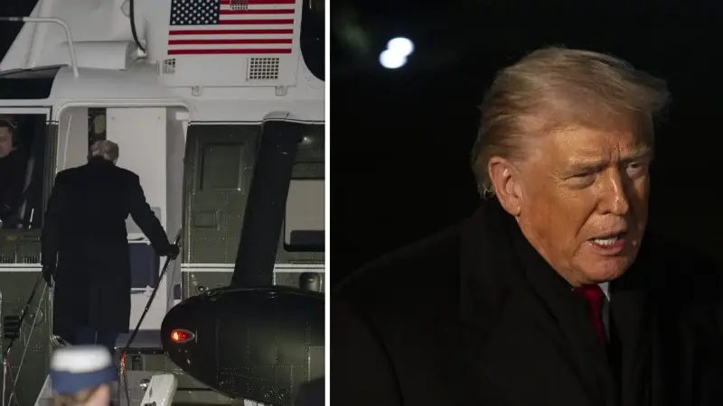 ABD Başkanı Trump, Davos için yola çıkmıştı: Elektrik arızası sebebiyle uçağı geri dönüyor