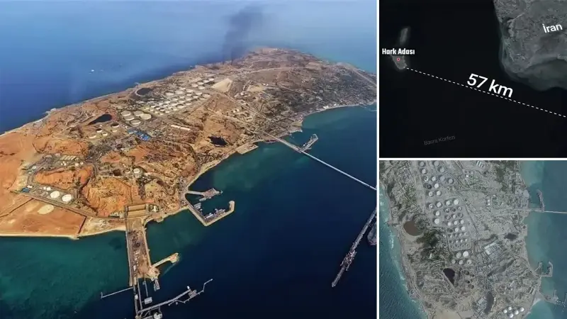 ABD gözünü buraya dikti: İran petrolünün kalbi Hark Adası günlük 7 milyon varil kapasitesi var