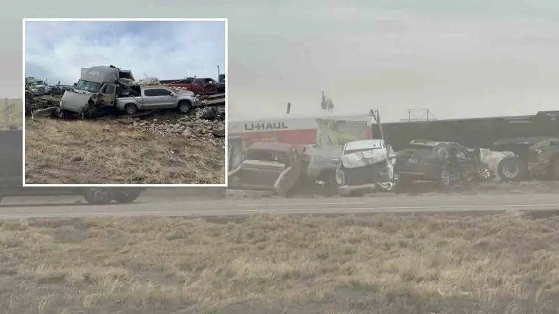 ABD’de kum fırtınası faciası: 30 araç birbirine girdi 4 ölü, 29 yaralı