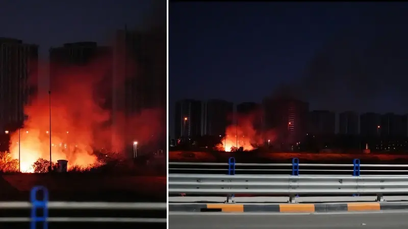 ABD’nin Bağdat Büyükelçiliği’ne İHA saldırısı: Yerleşke çevresinde yangın çıktı