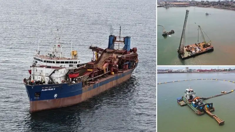 Albayrak Grubu geniş filosuyla liman altyapılarına güç katıyor