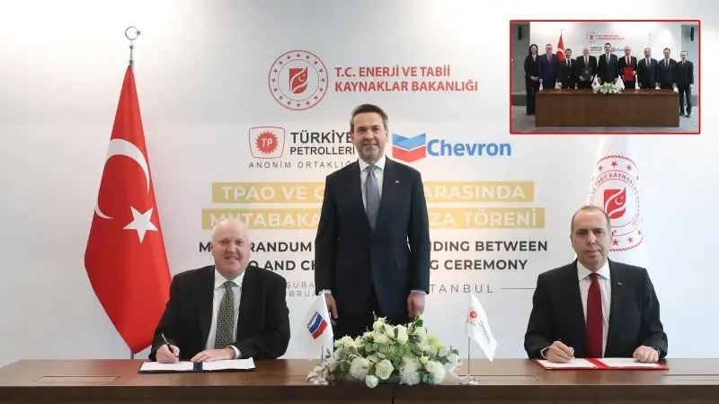 Bakan Bayraktar duyurdu: ‘TPAO ile Chevron arasında mutabakat zaptı imzaladı’
