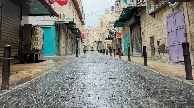 Batı Şeria esnafından İsrail’in ‘idam yasasına’ grev: Kepenkleri indirdiler