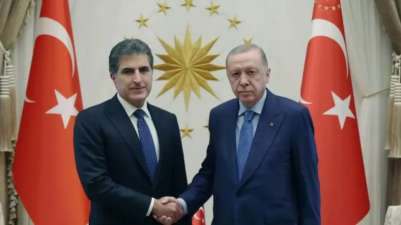 Cumhurbaşkanı Erdoğan IKBY Başkanı Barzani ile bölgedeki son gelişmeleri ele aldı