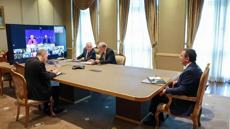 Cumhurbaşkanı Yardımcısı Yılmaz çevrim içi liderler toplantısına katıldı: İran’daki gelişmeler görüşüldü