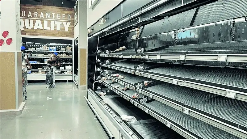 Dondurucu hava ABD’yi vurdu raflar boşaldı