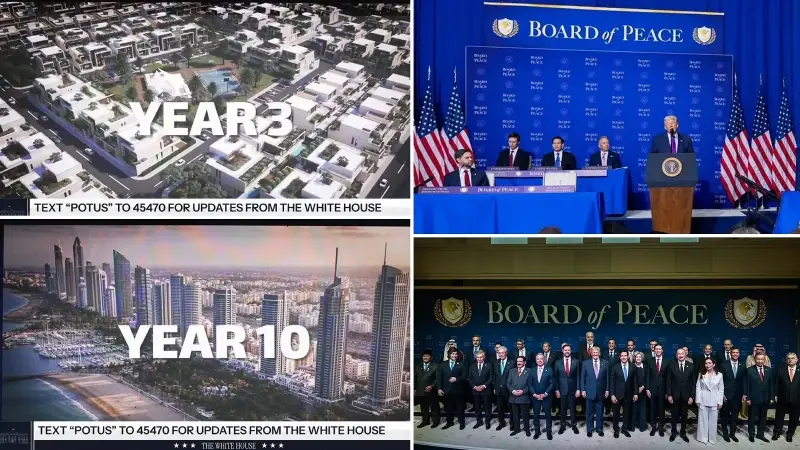 Gazze Barış Kurulu’nda görseller paylaşıldı: Trump planına göre Gazze’nin gelecek 10 senesi