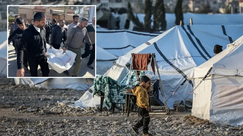 Gazze’de bugüne kadar 21’i çocuk 24 Filistinli soğuk nedeniyle hayatını kaybetti