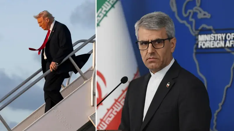 İran Dışişleri Bakanlığı Sözcüsü: ABD Başkanı tüm dünya toprağı onlarınmış gibi konuşuyor