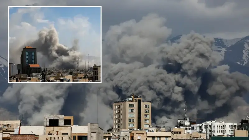 İran’ın başkenti Tahran’da çok sayıda patlama meydana geldi