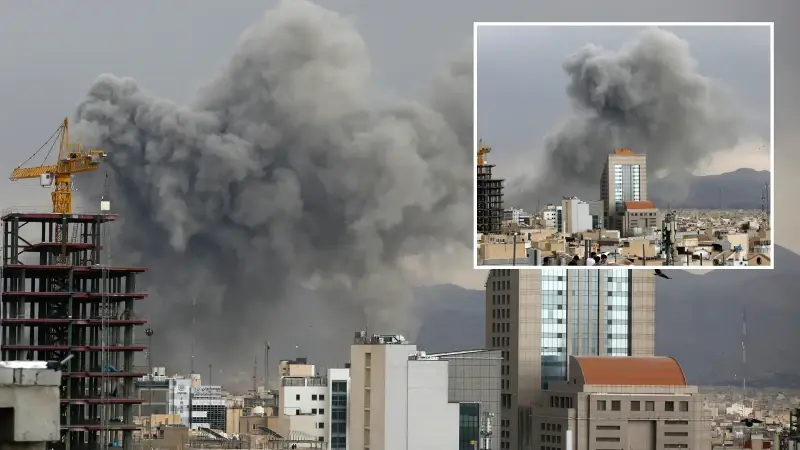 İran’ın başkenti Tahran’da şiddetli patlamalar meydana geldi