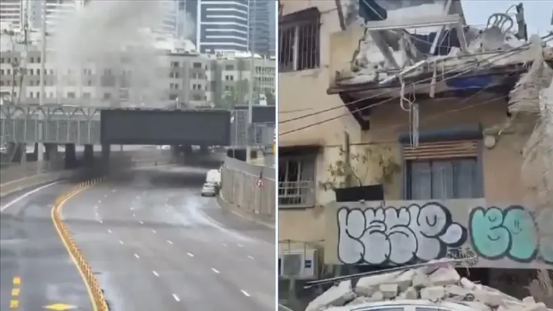 İran’ın misilleme saldırısında Tel Aviv ve çevresinde 6 kişinin yaralandı