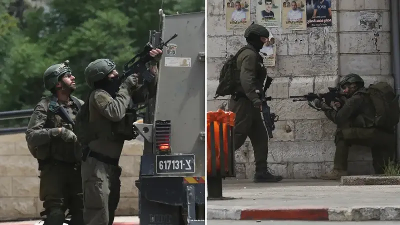 İşgalci İsrail ordusu Batı Şeria’da biri yabancı aktivist 4 kişiyi gözaltına aldı