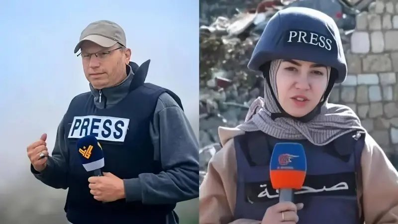 İsrail Lübnan’da iki gazeteciyi şehit etti: Göreve giden araç kasten 4 füzeyle vuruldu