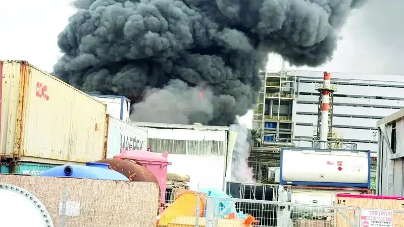 İsrail’de zehirli gaz alarmı: Birusseba’da kimyasal tesis vuruldu