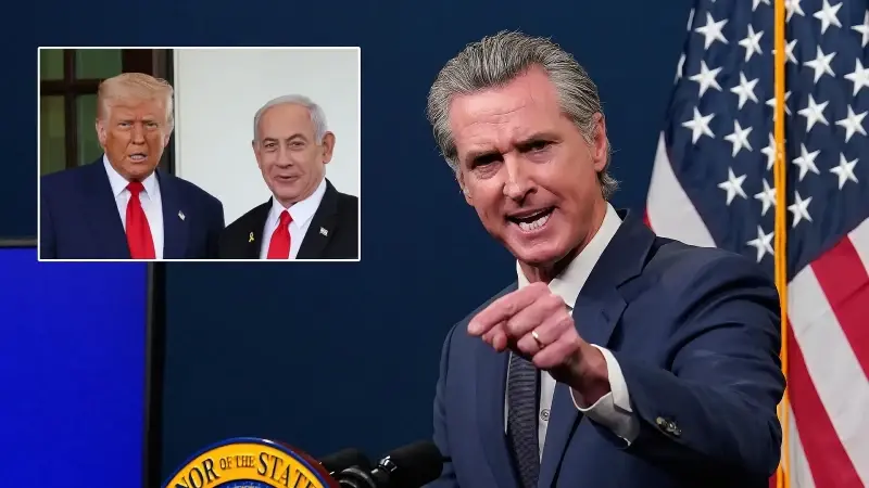 Kaliforniya Valisi başkaldırdı: Trump’ın İsrail’e destekten rahatsız
