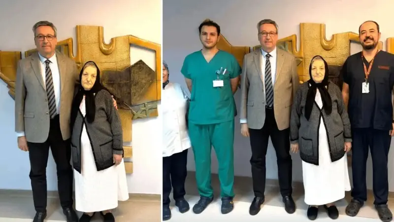 Kayseri’de 72 yaşındaki hastanın kalça çevresinden 3,7 kiloluk tümör çıkarıldı