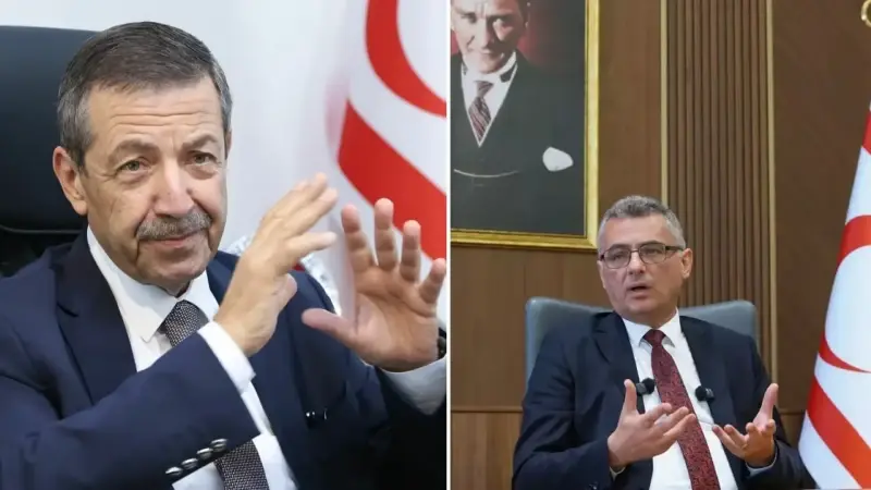KKTC Dışişleri Bakanı Ertuğruloğlu Cumhurbaşkanı Erhüman’ı eleştirdi: Türkiye ciddi bir devlettir