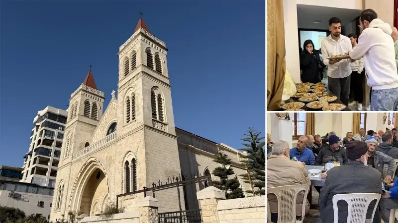 Lazkiye’de Kutsal İsa Kilisesi’nde ‘Temizlik Mühendisleri’ onuruna iftar programı düzenlendi