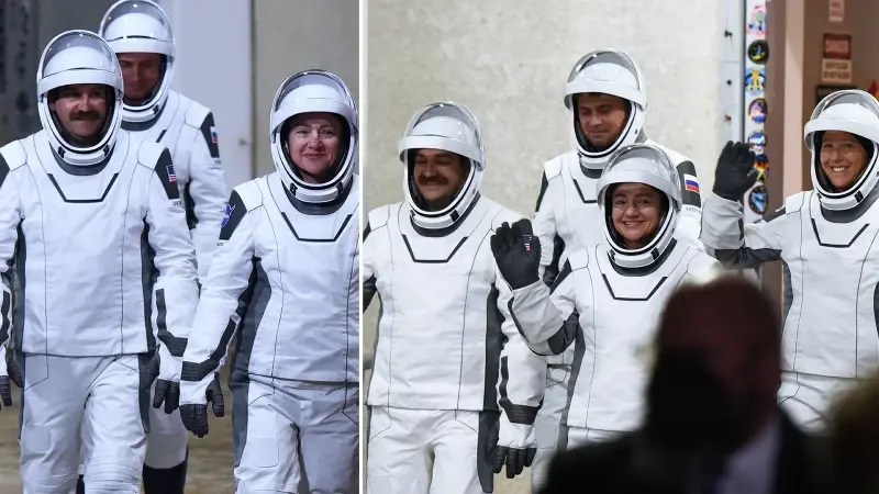 NASA ESA ve Roscosmos astronotlarını taşıyan Crew-12 uzaya fırlatıldı