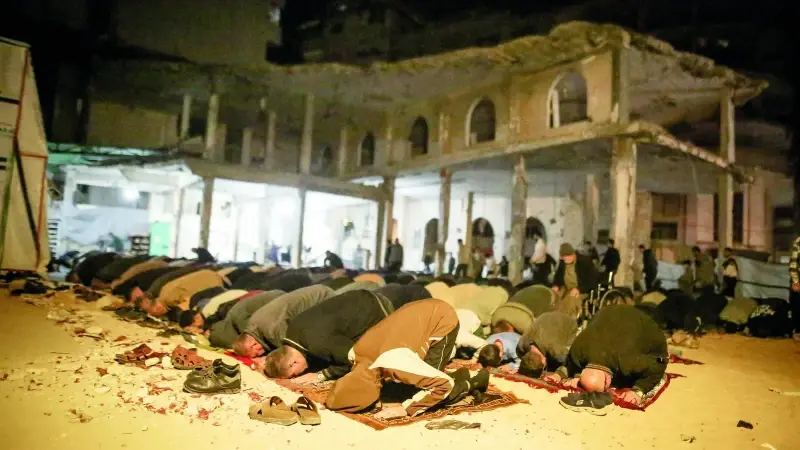 Ramazan Gazze’yi ‘aydınlattı’