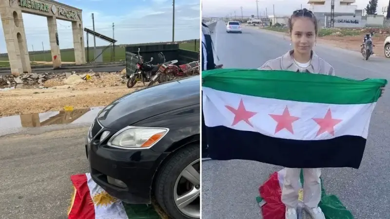 Suriye’nin Aynularap ve Haseke bölgelerinde ‘bayrak’ gerilimi