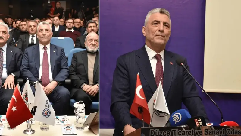 Ticaret Bakanı Bolat Düzce’de ‘İş Dünyasıyla Toplantı’ programında konuştu: Türkiye artık küresel bir oyun kurucu konumuna geldi