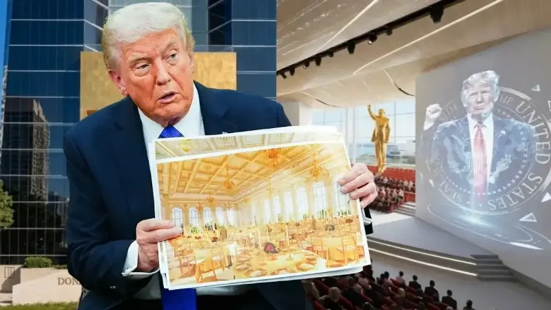 Trump’ın yeni altın sarayı: İçinde yok yok