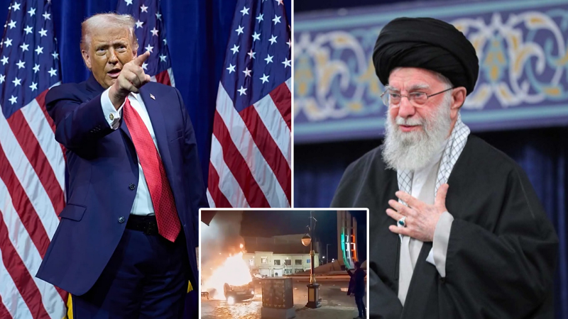 Trump’tan Tahran yönetimine tehdit: Ateş açarsanız biz de ateş etmeye başlarız