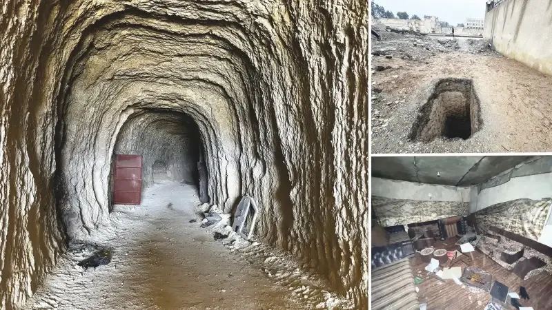 Tünelden şehir inşa etmişler