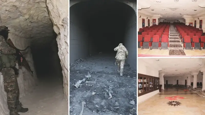 Üç katlı yer altı şehri