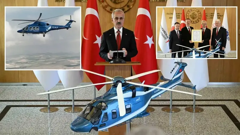 Ulaştırma ve Altyapı Bakanı Uraloğlu törende konuştu: Gökbey sertifikasına kavuştu