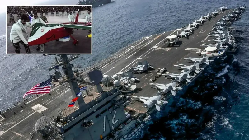 Umman Denizi’nde sıcak saatler: ABD uçak gemisine yaklaşan İran İHA’sını düşürdü