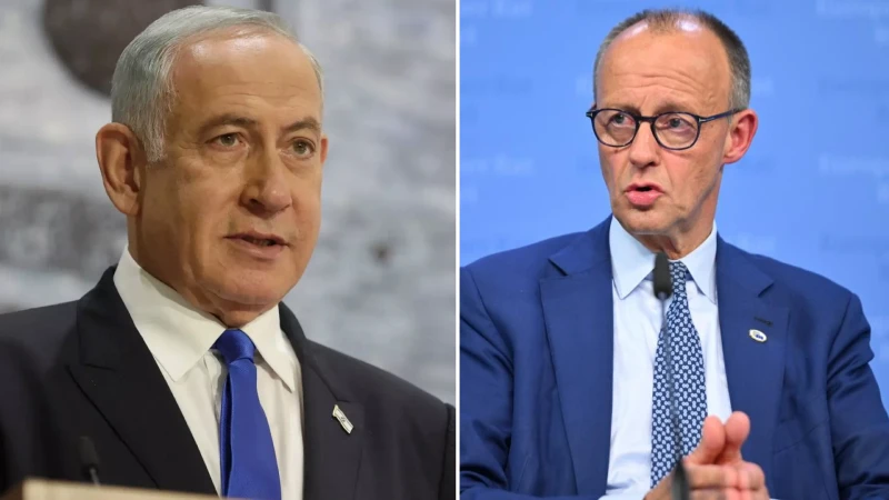 Almanya Başbakanı Merz Netanyahu’ya Filistin’deki gelişmelerden endişe duyduğunu iletti