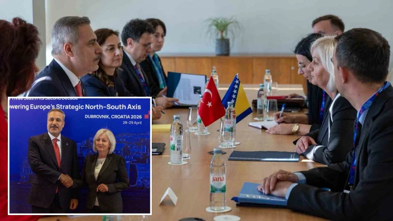 Bakan Fidan’ın Hırvatistan’da diplomasi trafiği: Bosna-Hersek Bakanlar Konseyi Başkanı Kristo ile bir araya geldi