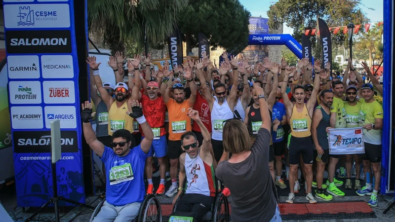 Çeşme Yarı Maratonu’nda kazananlar belli oldu
