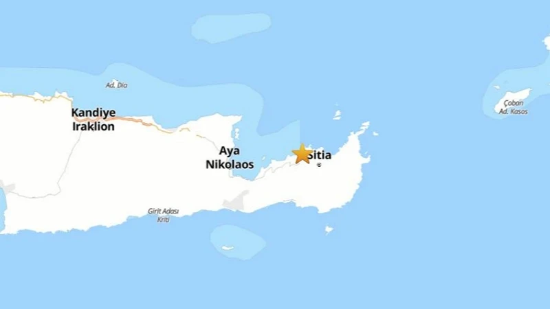 Girit Adası’nda 5.9 büyüklüğünde deprem
