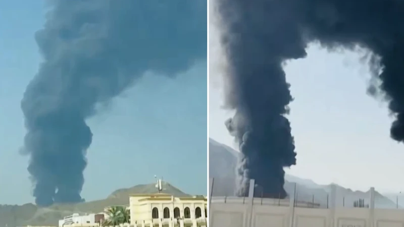 İran BAE’deki petrol sanayi tesisini vurdu: Yangın çıktı