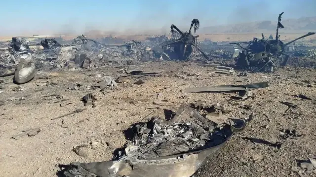 İran’da ABD ordusuna ağır darbe: Düşen pilotu kurtarmaya giden 2 helikopter ve 1 nakliye uçağı küle döndü