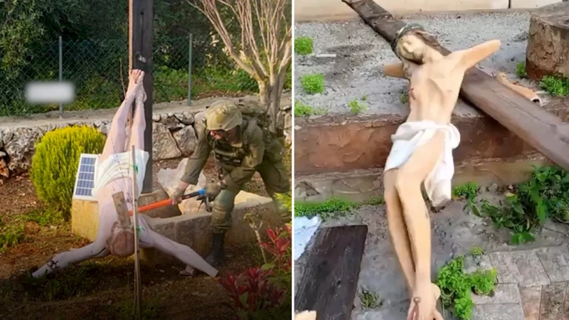 İsrail’den Hazreti İsa heykelini parçalayan askere göstermelik ceza