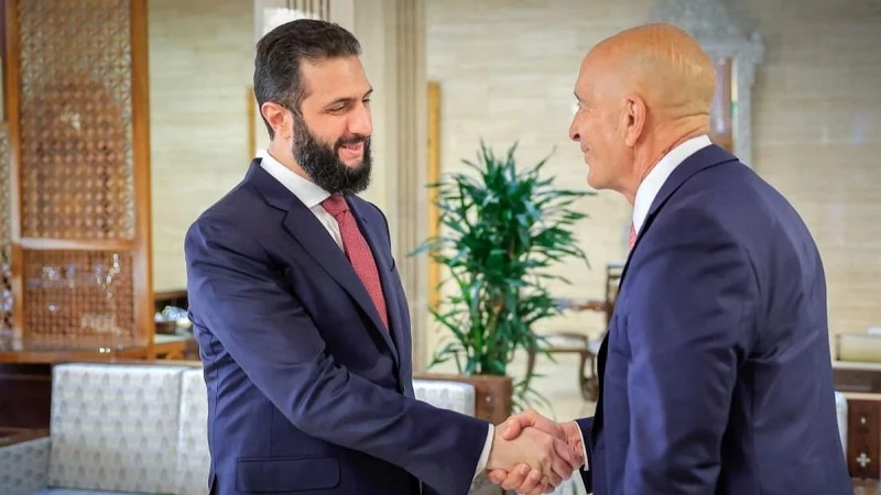 Şam’da diplomatik temas: Şara ve Barrack ekonomik iş birliğini görüştü