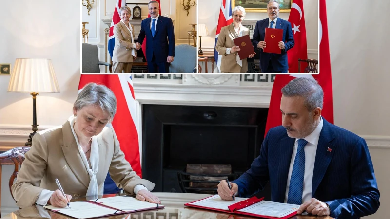 Türkiye ile İngiltere arasında Stratejik Ortaklık Çerçeve Belgesi imzalandı