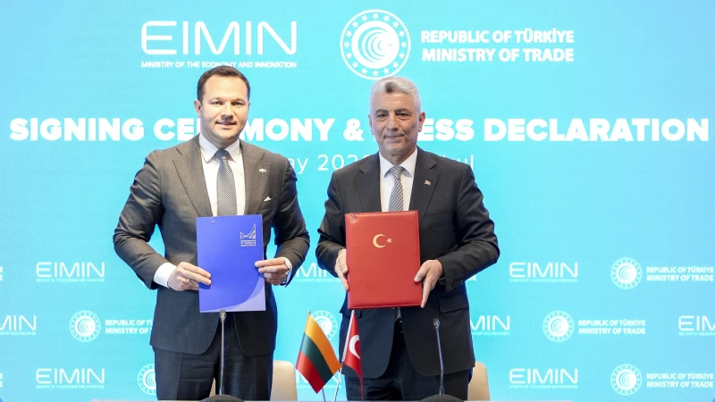 Türkiye ve Litvanya JETCO Protokolü imzaladı: Ticaret hacminde hedef 1,5 milyar dolar